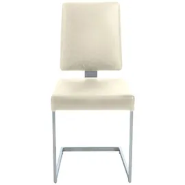 K+W Komfort & Wohnen Freischwinger () stabiles Hochkantgestell, in Leder oder Microfaser