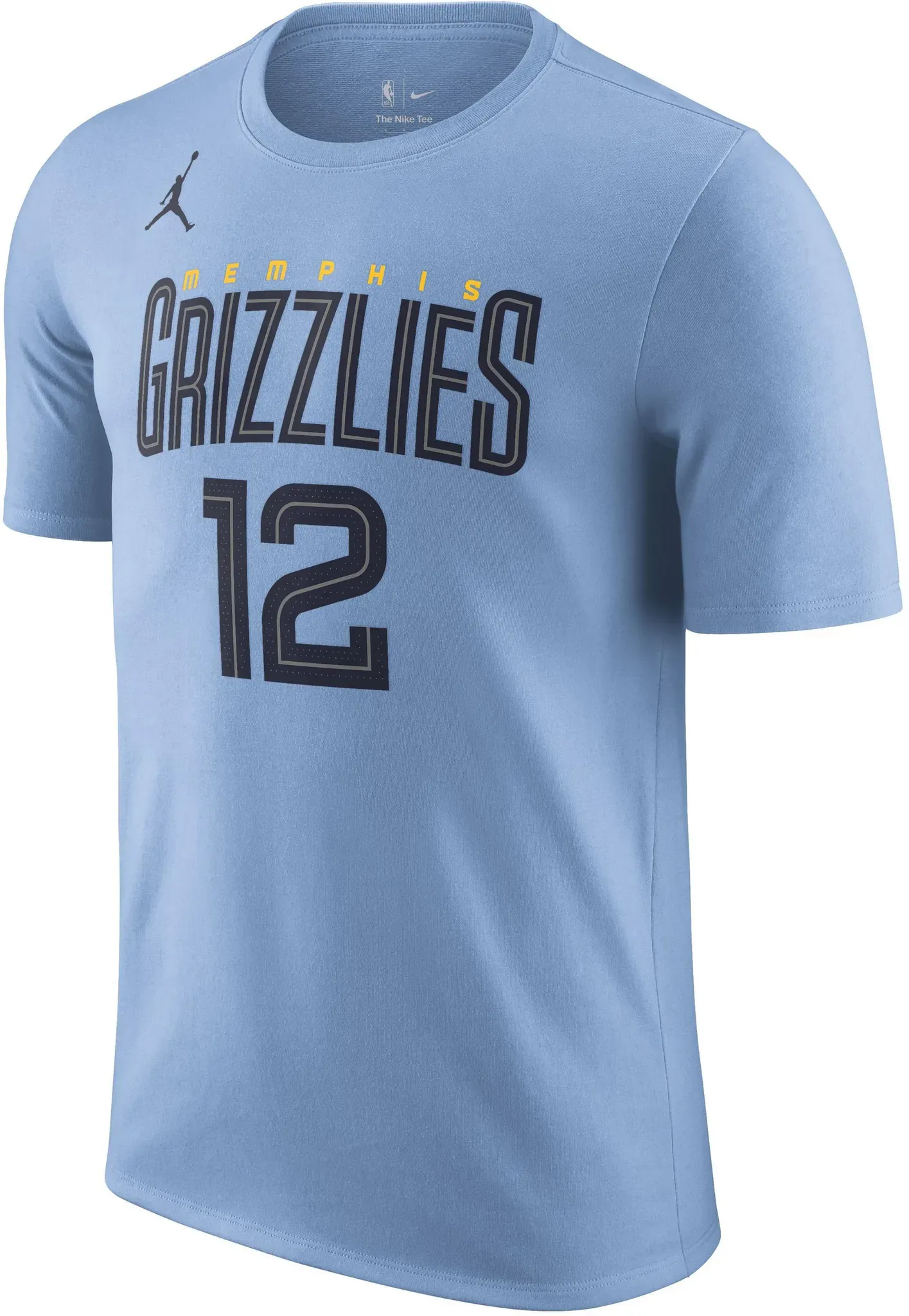 Nike Ja Morant Memphis Grizzlies T-Shirt Herren in light blue, Größe S - blau