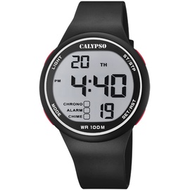 Calypso Herren Digital Gesteppte Daunenjacke Uhr mit Kunststoff Armband K5795/1