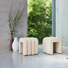 sweeek Hocker Ito Polyester Beige