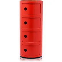Kartell Componibili 4 Elemente 1-tlg. rot