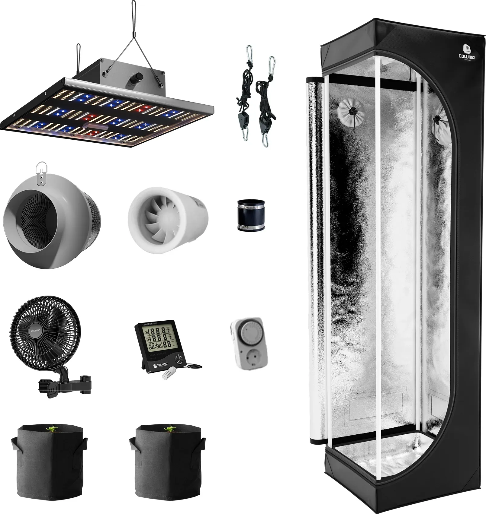 Caluma Growset XS, (40 x 40 cm, 75 W, One-Box)