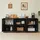 Okwish Sideboard 170 x 70,5 x 40 cm Schwarz