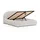 beautysofa MOTTI 180 x 200 cm Hellgrau