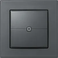 Homematic IP Wandtaster 2-fach, anthrazit