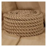 vidaXL Juteseil 5 m Länge 36 mm Stärke