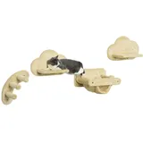 PawHut Kletterwand 4 TLG. mit Katzentreppe Hängematte