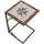 Garden Pleasure Amarillo Beistelltisch 35 x 35 x 53 cm grau/rot