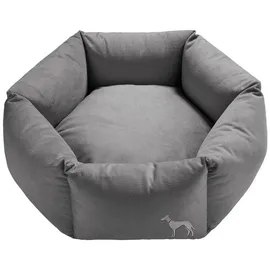 Hunter Hundesofa Merida 6-eckig 70 x 70 cm anthrazit