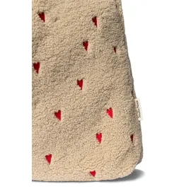 Studio Noos TEDDY HEARTS MOM-BAG Tasche Ecru/Rot