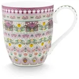 Pip Studio Lily&Lotus Henkelbecher 0,45 l Lila