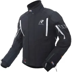 Rukka Shield-RD WP GTX Textil Motorradjacke, schwarz-weiss, Größe 50 für Männer