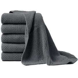 Primera Strick Kuscheldecke 130 x 170 cm Grau