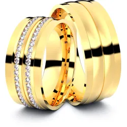 Trauringe Stassfurt 750er Gelbgold - 2892