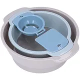 BORDSTRACT Trimmtablett-Set, 4-teiliges Pollensieb-Set, stapelbar mit Netz und unterem Erntebehälter zum Sammeln von Pollen beim Backen in der Küche