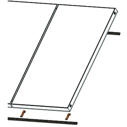Citrin Solar Kollektormontageset Aufdach 2er Erweiterung für CS 500 114935