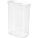 Emsa Optima 2,2 Liter | rechteckig | Schiebedeckel zum Portionieren | 100% sicher/hygienisch/unbedenklich| Frischedichtung | BPA-frei | transparentes Design