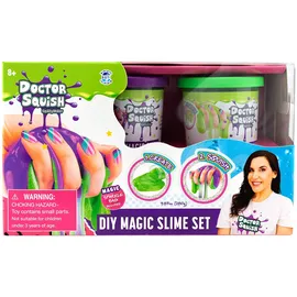 doctor squish DIY Magic Slime Double Set Green and Purple
