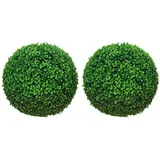 Homcom Buchsbaumkugel 2er Set, für Indoor/Outdoor