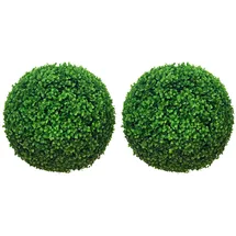 Homcom Buchsbaumkugel 2er Set, für Indoor/Outdoor