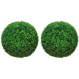 Homcom Buchsbaumkugel 2er Set, für Indoor/Outdoor