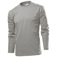 Stedman Comfort-T Long Sleeve Grau Baumwolle Small Herren