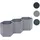 Mendler HWC-P64 77 x 264 x 100 cm Grau