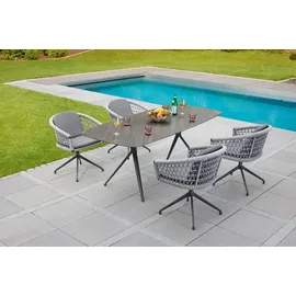 LC Garden Bari Set 5-tlg. Anthrazit/Hellgrau