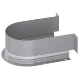 Hettich Metallumrandung für Siphonausschnitt - rund, Silber