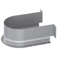 Hettich Metallumrandung für Siphonausschnitt - rund, Silber