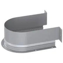 Hettich Metallumrandung für Siphonausschnitt - rund, Silber
