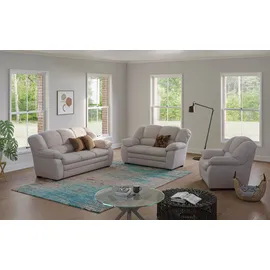 Cotta Couch Baumwolle/Polyester 3-2-1 Garnitur Braun