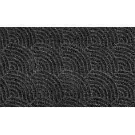 Wash+Dry DUNE Waves, innen und außen, waschbar, Polyester, 50% Polypropylene, Dark Grey, 45x75cm