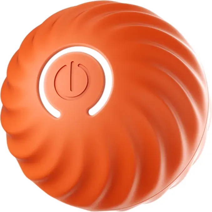 Petgravity Intelligenter Hundeball (für mittelgroße Hunde) – orange, USB-C-Aufladung