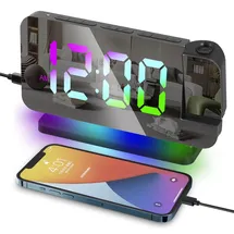 mapille Projektionswecker schwarz