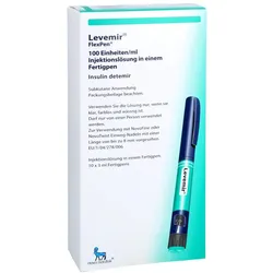 LEVEMIR FlexPen 100 Einheiten/ml Inj.-L.Fertigpen 10X3 ml