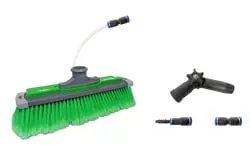 UNGER nLITE® Power Bürste, gesplissen inkl. Schnellanschlüsse NFA41 , Länge: 41 cm