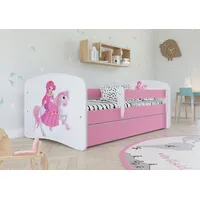 Sellbee Kinderbett Prinzessin 70 x 140 cm MDF rosa
