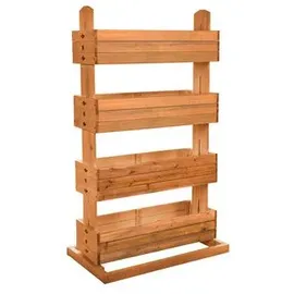 hecht International Hochbeet Cube 4 82 x 50 x 145 cm Braun