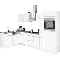 OPTIFIT Winkelküche »Roth«, ohne E-Geräte, Stellbreite 300 x 175 cm weiß