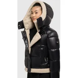 khujo Winterjacke "Nessie2", Damen, Gr. XXL (44), schwarz, Obermaterial: 100% Nylon. Innenfutter: 100% Polyester. Wattierung: 100% Polyester.