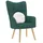 vidaXL Relaxsessel Dunkelgrün Stoff 69 x 95,5 x 69 cm Grün