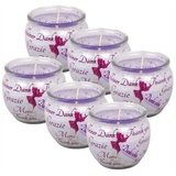 HS Candle Duftkerzen Sprüche 6er Pack Danke Schön)