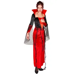 tectake® Frauenkostüm Gothic Vampirkleid
