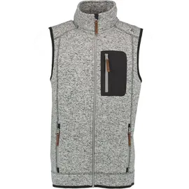 OS-TRACHTEN Strickfleeceweste, mittelgrau, XL