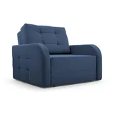 moeblo Schlafsessel Porto 101 x 90 x 100 cm Blau mit Relaxfunktion