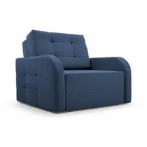 moeblo Schlafsessel Porto 101 x 90 x 100 cm Blau mit Relaxfunktion
