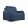 moeblo Schlafsessel Porto 101 x 90 x 100 cm Blau mit Relaxfunktion