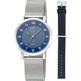 ETT Eco Tech Time ELS-11617-32MS Damenuhr Atacama Solar Funkuhr