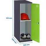 Simonrack Mini-metal-schrank Anthrazit Und Grün Robust